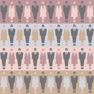 Bild-Nr: 9005673 Bonnie Und Clyde Vintage Erstellt von: patterndesigns-com