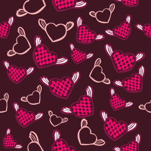 Bild-Nr: 9005738 Süsse Schachherzen Fantasie Erstellt von: patterndesigns-com