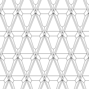 Bild-Nr: 9007465 Filigranes Rautenwerk Erstellt von: patterndesigns-com