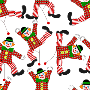 Bild-Nr: 9008790 Clown Puppe Erstellt von: patterndesigns-com