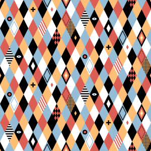 Bild-Nr: 9009306 Artisten Rhombus Erstellt von: patterndesigns-com