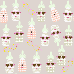 Bild-Nr: 9009805 Ananas Im Sommer Erstellt von: patterndesigns-com