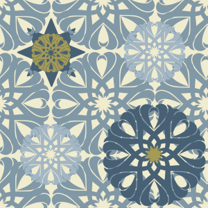 Bild-Nr: 9009821 Vergoldete Schneeflocken Erstellt von: patterndesigns-com