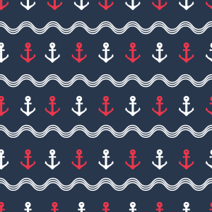 Bild-Nr: 9010014 Anker und Wellen Erstellt von: patterndesigns-com