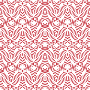 Bild-Nr: 9010958 Herzen Seite An Seite Erstellt von: patterndesigns-com