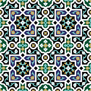 Bild-Nr: 9011754 Geometrische Arabesken Erstellt von: patterndesigns-com