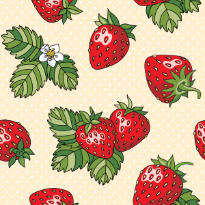 Bild-Nr: 9011785 Erdbeerliebe Erstellt von: patterndesigns-com