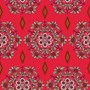 Bild-Nr: 9011926 Blumenherz Mandala Erstellt von: patterndesigns-com
