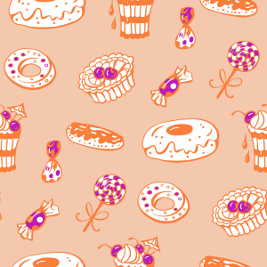 Bild-Nr: 9011932 Zuckersüße Bäckerei Erstellt von: patterndesigns-com