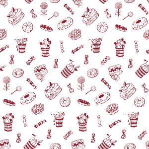 Bild-Nr: 9011935 Mehr Süßigkeiten Erstellt von: patterndesigns-com