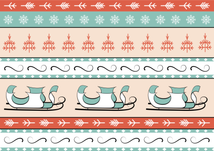 Bild-Nr: 9012052 Weihnachtlicher Schlitten Erstellt von: patterndesigns-com