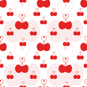 Bild-Nr: 9012899 Kirsch Herzen Erstellt von: patterndesigns-com