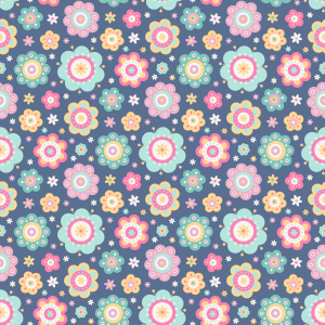 Bild-Nr: 9013205 Flache Blümchen Erstellt von: patterndesigns-com