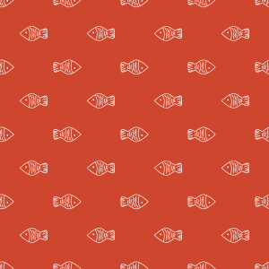 Bild-Nr: 9013258 Einfache Fisch Bande Erstellt von: patterndesigns-com