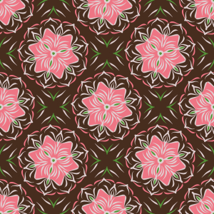 Bild-Nr: 9013334 Blumen Symmetrie Erstellt von: patterndesigns-com