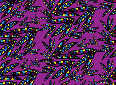 Bild-Nr: 9013335 Tribal Feder Kunst Erstellt von: patterndesigns-com