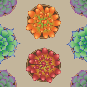 Bild-Nr: 9013707 Sukkulentengarten Erstellt von: patterndesigns-com