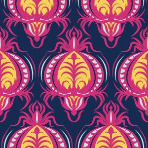 Bild-Nr: 9013819 Verzeirte Fantasieblumen Erstellt von: patterndesigns-com