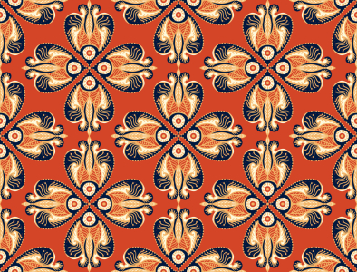 Bild-Nr: 9014262 Retro Blumen-Auge Erstellt von: patterndesigns-com