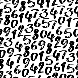 Bild-Nr: 9014402 Zahlenreihe Erstellt von: patterndesigns-com