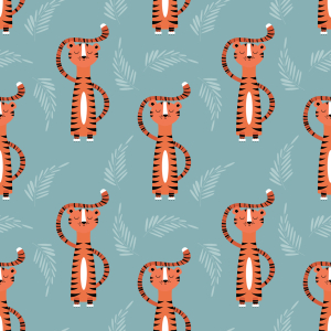 Bild-Nr: 9014497 Niedliche Tiger Erstellt von: patterndesigns-com