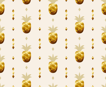 Bild-Nr: 9014618 Goldene Ananas Erstellt von: patterndesigns-com