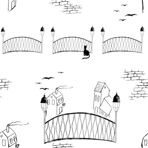 Bild-Nr: 9025840 Kätzchenbrücke Weiss Erstellt von: patterndesigns-com