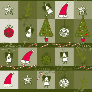 Bild-Nr: 9025905 Weihnachtstraum Grün Erstellt von: patterndesigns-com