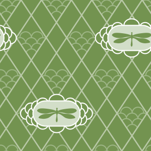 Bild-Nr: 9002229 Libellen Verde Erstellt von: patterndesigns-com