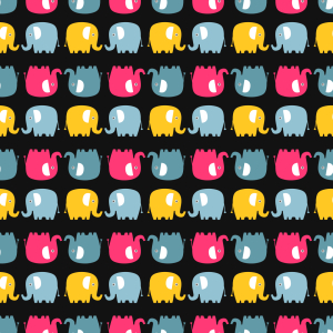 Bild-Nr: 9013121 Elefanten-Silhouetten Erstellt von: patterndesigns-com