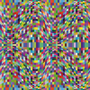 Bild-Nr: 9015495 Verrückte Mosaik Wellen Erstellt von: patterndesigns-com