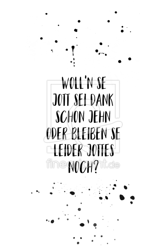 frei wählbarer Bildausschnitt für Ihr Bild auf Papier