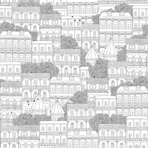 Bild-Nr: 9011329 Georgianische Häuser Erstellt von: patterndesigns-com