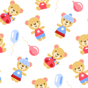 Bild-Nr: 9013944 Cartoon-Bären Erstellt von: patterndesigns-com