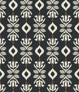 Bild-Nr: 9015516 Florale Retro Silhouetten Erstellt von: patterndesigns-com