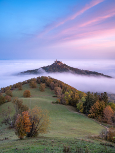 Bild-Nr: 12850789 Burg Hohenzollern bei Sonnenaufgang Erstellt von: eyetronic