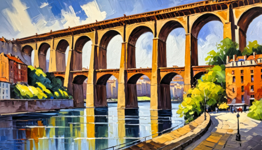 Bild-Nr: 12870924 Doppelbogenviadukt KI Erstellt von: XYRIUS