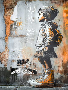 Bild-Nr: 12880878 Große Schuhe KI Erstellt von: Steffen Gierok