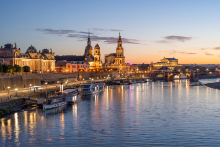 Bild-Nr: 12897197 Dresden Stadtansicht bei Sonnenuntergang Erstellt von: eyetronic