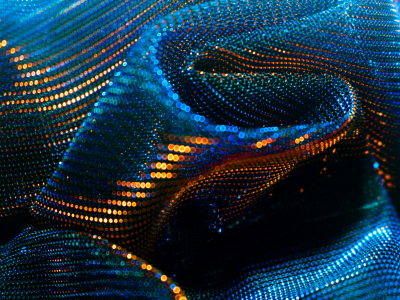 Bild-Nr: 12899517 Wellenstruktur in Blau und Orange Erstellt von: Sandra Höfer