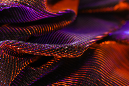 Bild-Nr: 12899536 Faltenspiel in Violett und Orange Erstellt von: Sandra Höfer