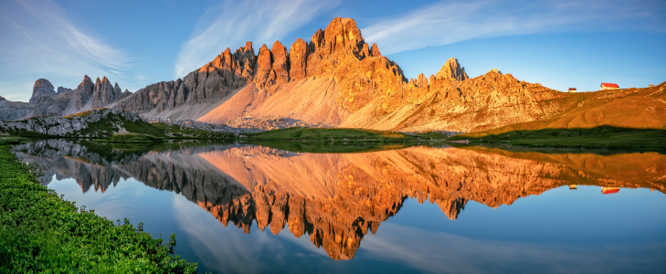 Bild-Nr: 12903295 Sonnenaufgang in den Dolomiten Erstellt von: Achim Thomae