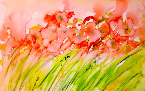 Bild-Nr: 12926787 Frühlingserwachen - floralesAquarell Erstellt von: M.A. Ziehr