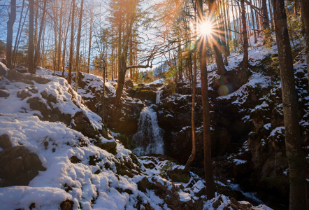 Bild-Nr: 12935252 Wasserfall im Winter Josefstal Schliersee Erstellt von: SusaZoom