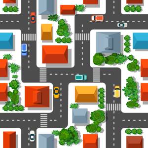 Bild-Nr: 9009005 Stadtblick von Oben Erstellt von: patterndesigns-com