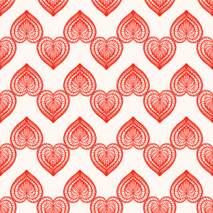 Bild-Nr: 9012561 Filigrane verzierte Herzen Erstellt von: patterndesigns-com