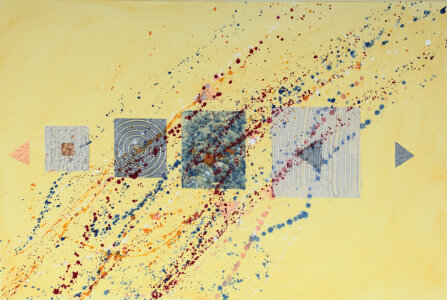 Bild-Nr: 10850451 Wegspuren im gelb Erstellt von: MarittaSorg