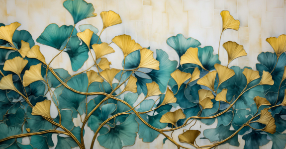 Bild-Nr: 12768404 Gingko Kunst KI Erstellt von: Steffen Gierok