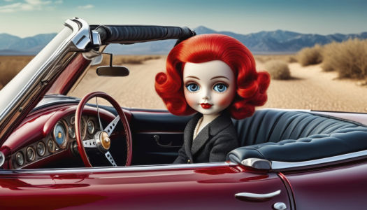 Bild-Nr: 12825035 Marie im Cabrio KI Erstellt von: XYRIUS