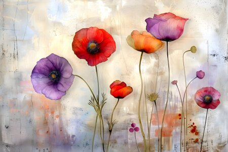 Bild-Nr: 12833342 Blümchenbild KI Erstellt von: Heike  Hultsch